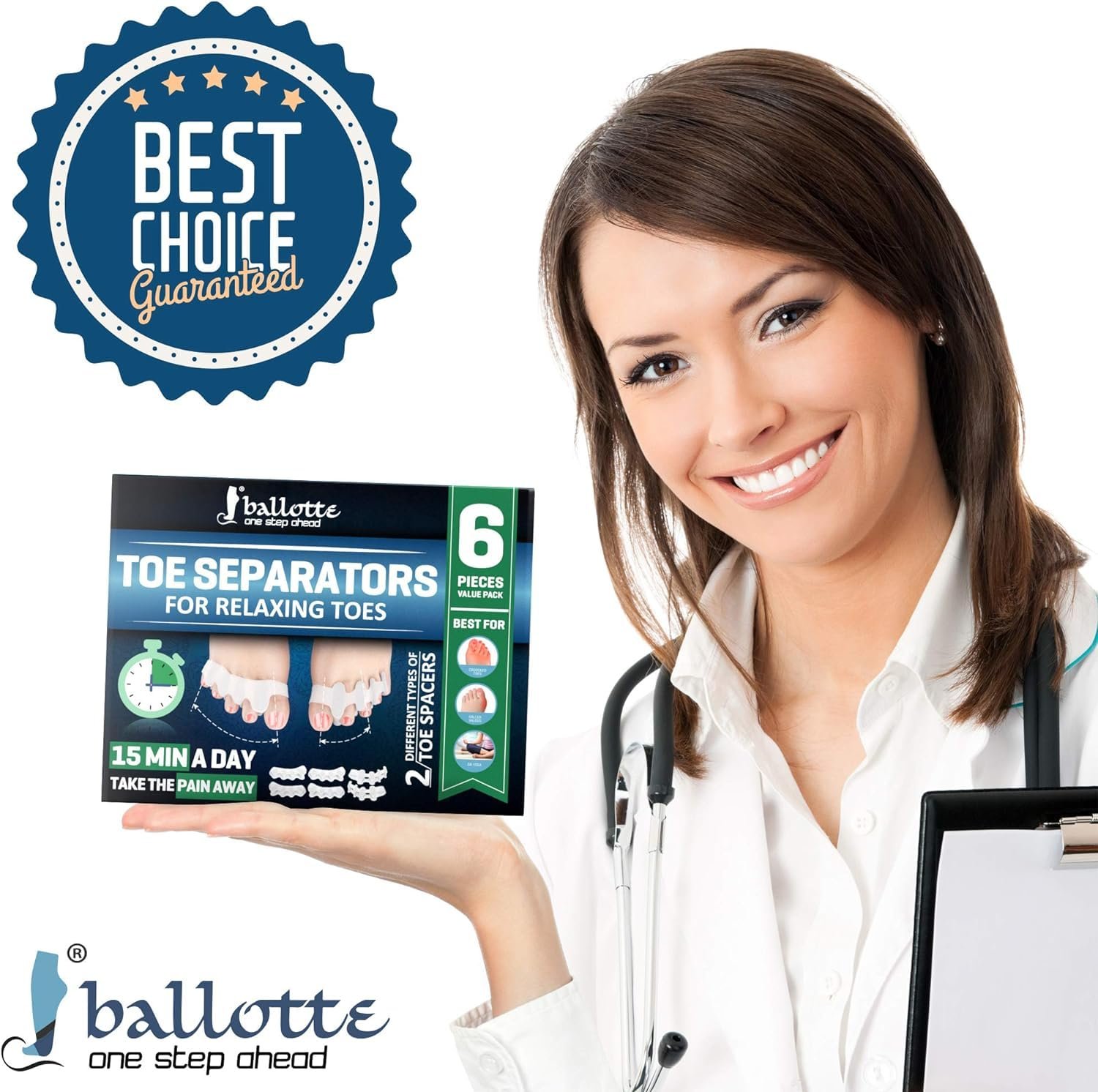 Роздільники для пальців ніг для корекції вальгусної деформації та відновлення форми пальців ніг, швидке полегшення болю, фото №8 Роздільники для пальців ніг для корекції вальгусної деформації та відновлення форми пальців ніг, швидке полегшення болю, фото №8