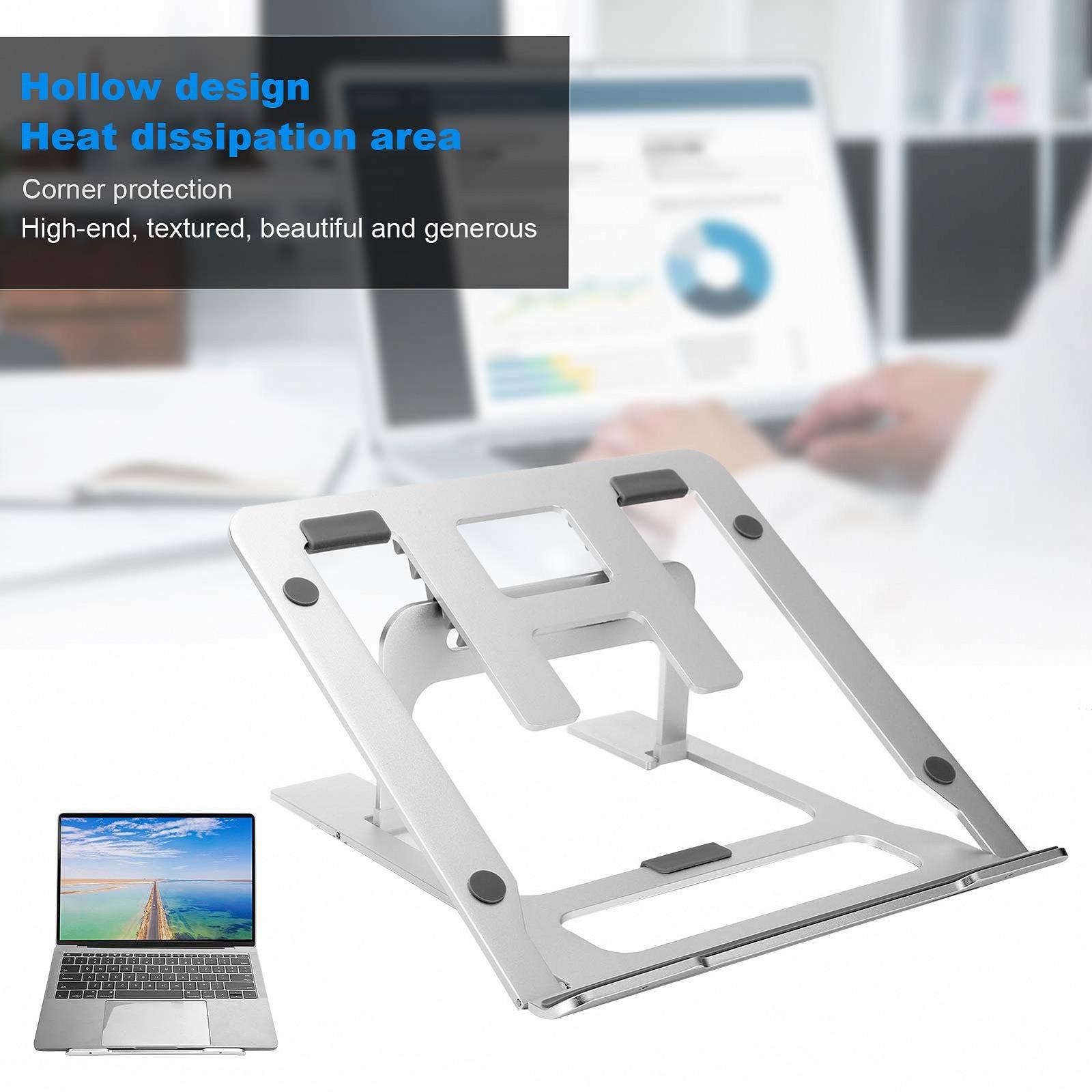 Підставка для ноутбука UN-62, портативна складна охолоджуюча підставка з алюмінієвого сплаву, фото №6 Підставка для ноутбука UN-62, портативна складна охолоджуюча підставка з алюмінієвого сплаву, фото №6