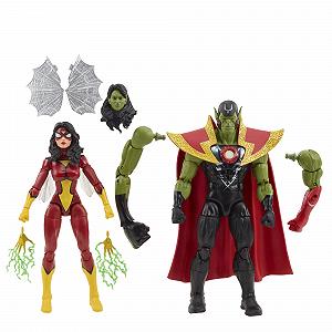 Фігурки Marvel Hasbro Legends Series Королева Скруллів та Супер-Скрулл, Avengers 60th Anniversary, 15 см - Фото 1