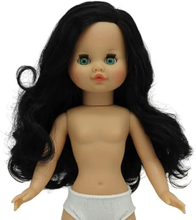 Лялька Folk Artesanía Sintra Nude Collection Original 01-NV 40 см Довге Хвилясте Волосся, фото №2 Лялька Folk Artesanía Sintra Nude Collection Original 01-NV 40 см Довге Хвилясте Волосся, фото №2