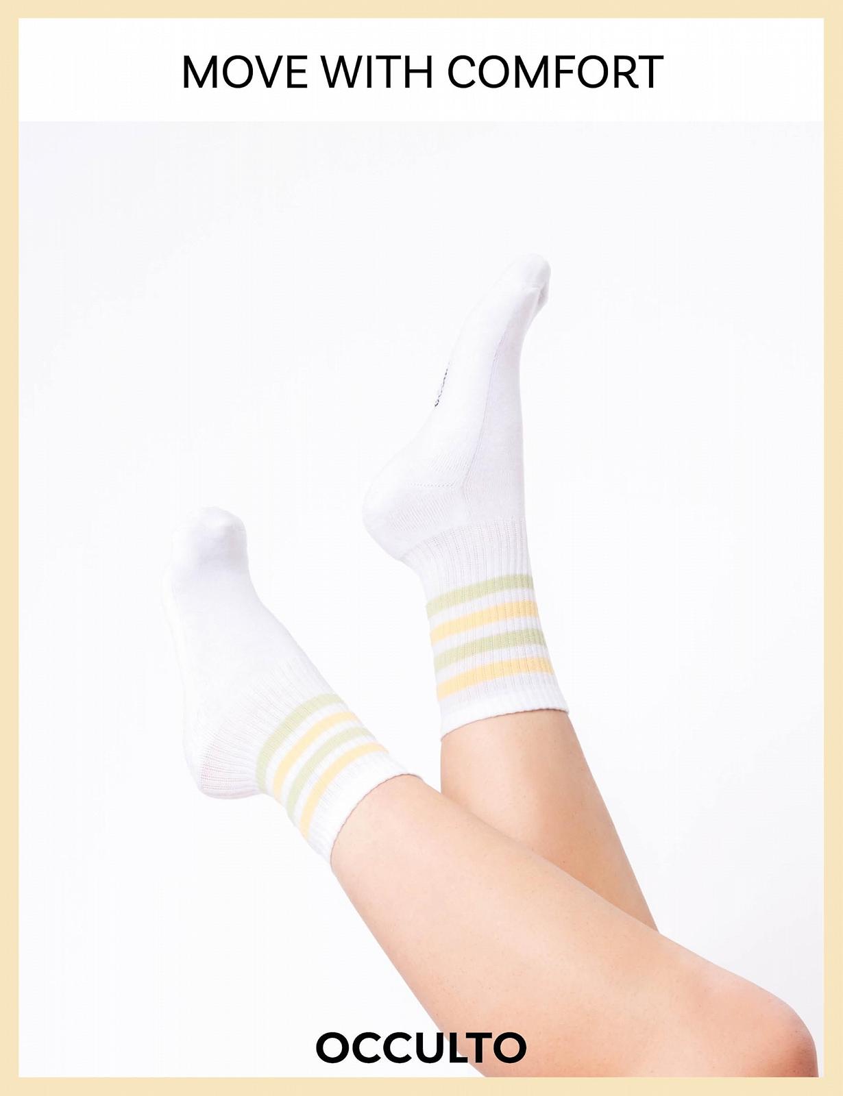 Носки теннисные Occulto женские Retro 80% хлопок Набор из 6 (Модель: Steffi), фото №6