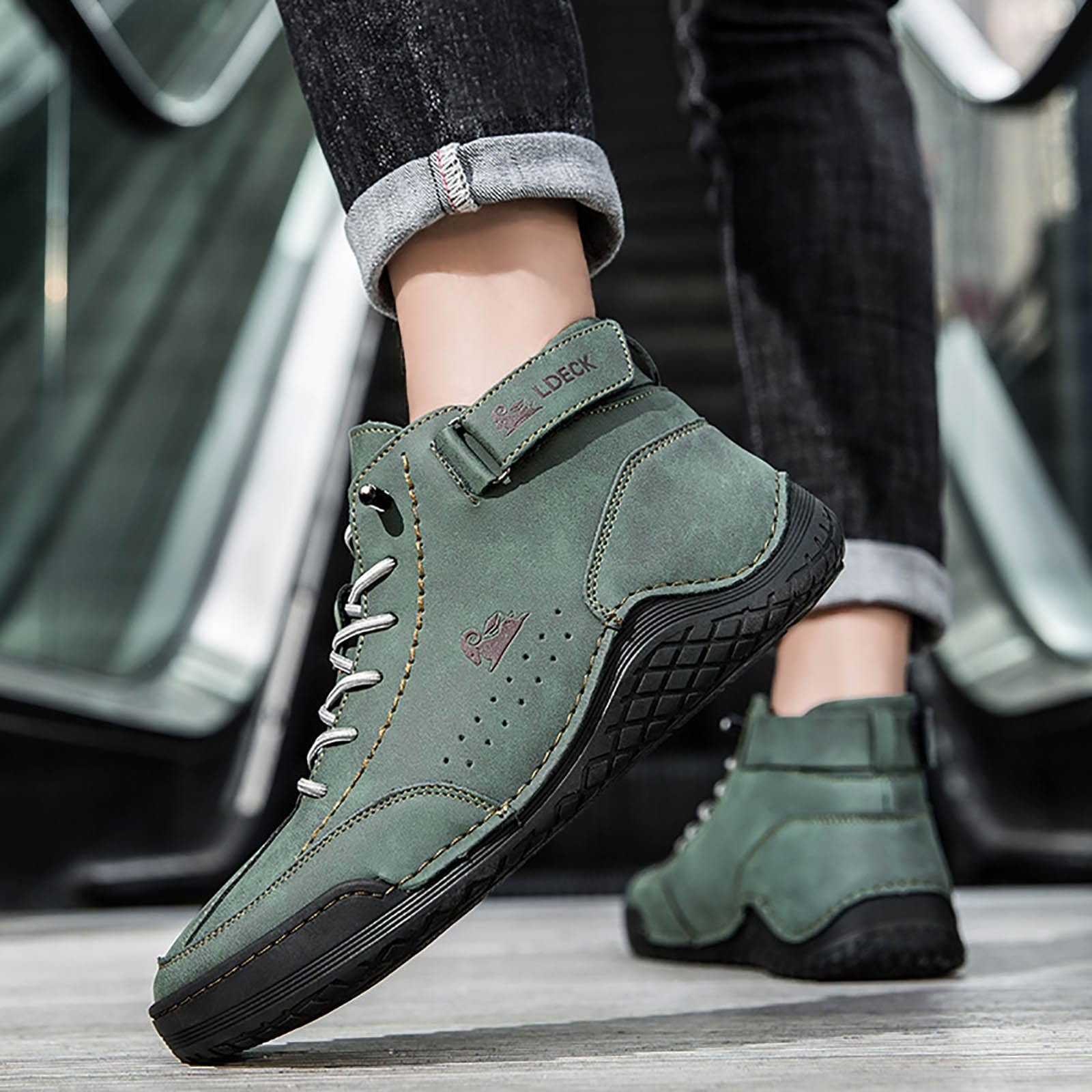 Ботинки Lvnsdknerse, кожаные, высокие, Alpaca, ковбойские, итальянские, для хайкинга, водонепроницаемые, унисекс, размер, фото №3 Ботинки Lvnsdknerse, кожаные, высокие, Alpaca, ковбойские, итальянские, для хайкинга, водонепроницаемые, унисекс, размер, фото №3