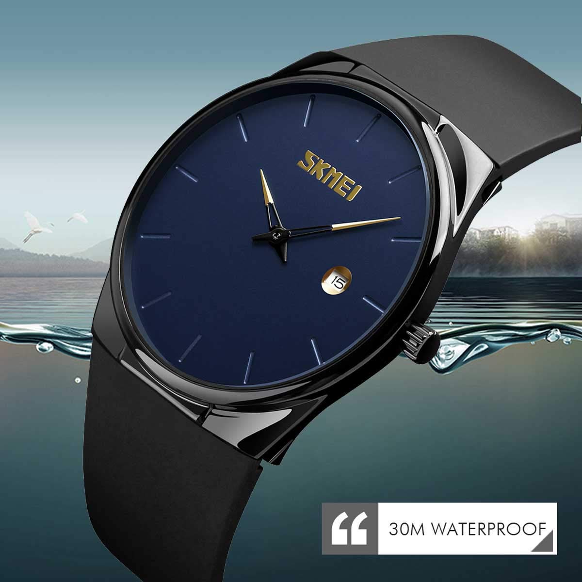 Чоловічий годинник findtime Minimalist Ultra Thin Quartz Date Display, фото №4