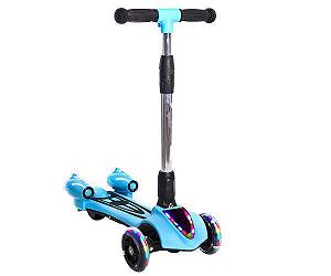 Купити Детский самокат Scooter с Музыкой Подсветкой и bluetooth Синий - Фото 1 Детский самокат Scooter с Музыкой Подсветкой и bluetooth Синий - Фото 1