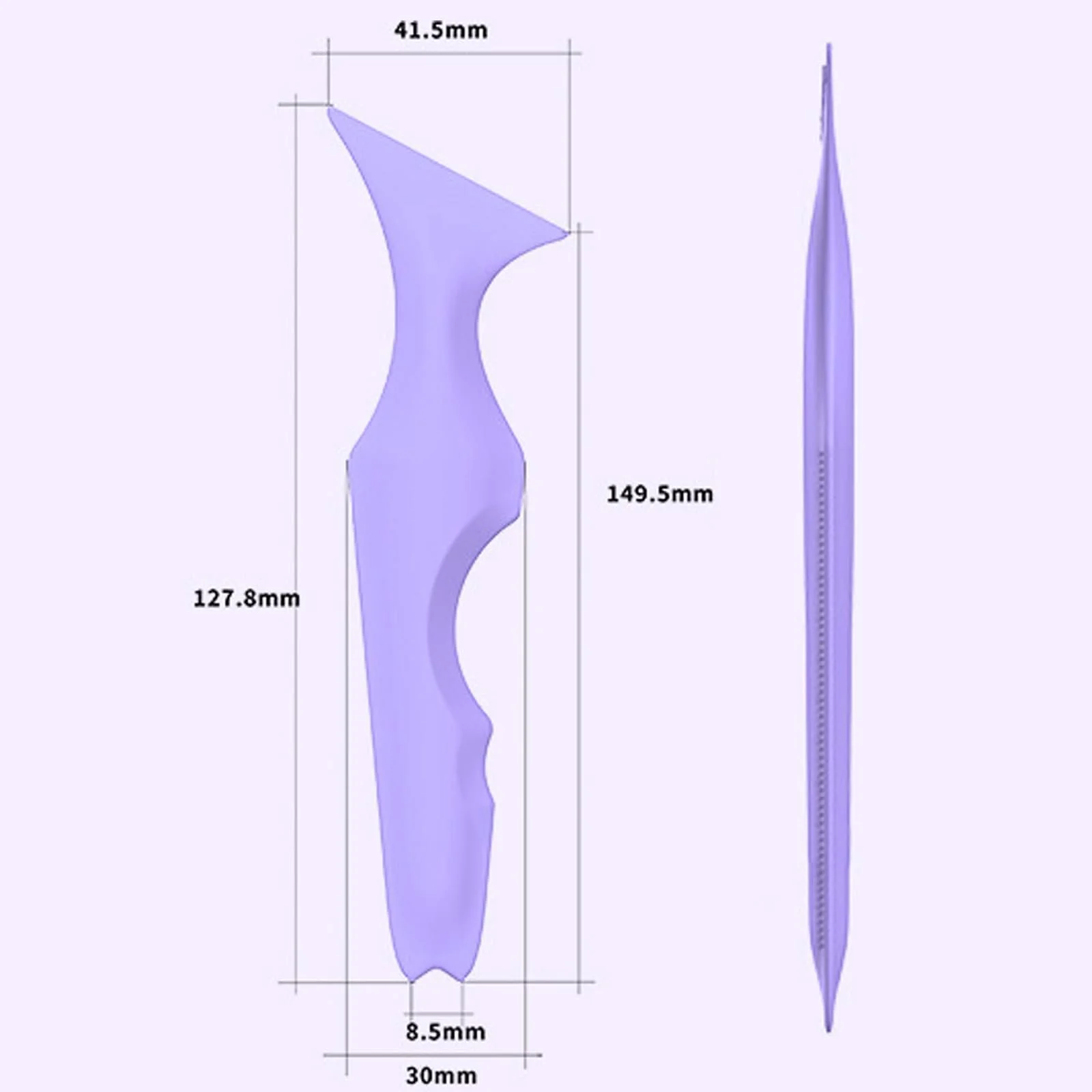 Шаблон для підводки очей Flexible Eyeliner Schablonen Make-up (Фіолетовий), фото №2 Шаблон для підводки очей Flexible Eyeliner Schablonen Make-up (Фіолетовий), фото №2