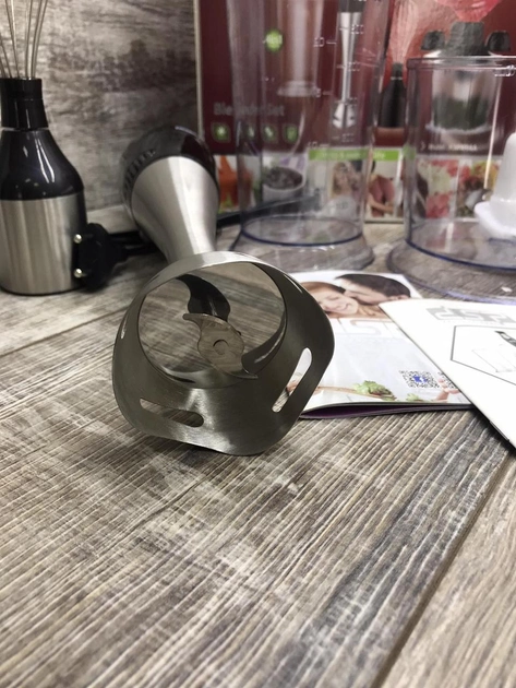 Блендер 4в1 DSP KM-1004 погружной со съемной ножкой 2 насадками скорости 200 Вт Чёрный, фото №10 Блендер 4в1 DSP KM-1004 погружной со съемной ножкой 2 насадками скорости 200 Вт Чёрный, фото №10