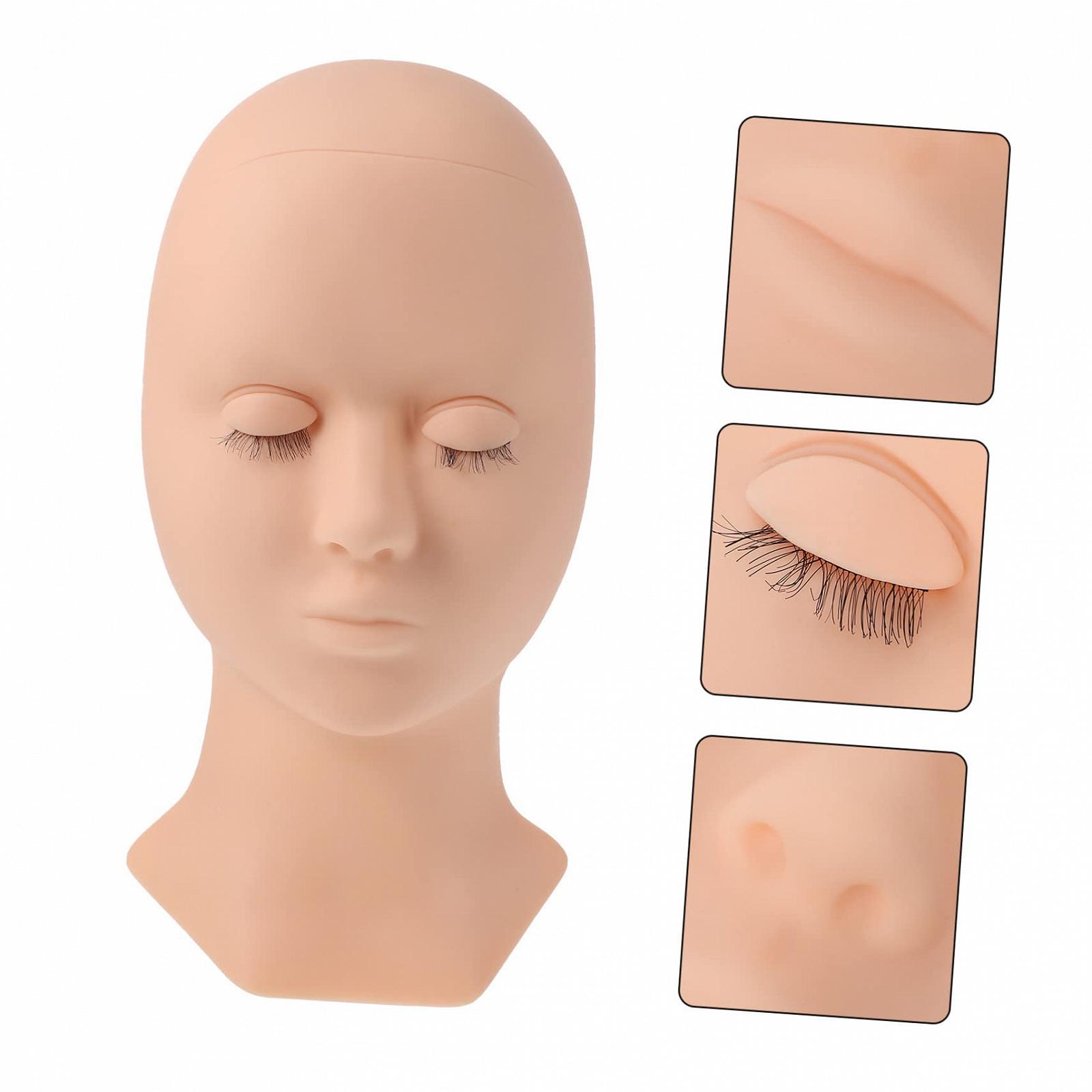 Голова Angoily Human Head Ресницы Парики Тело Силиконовый Гель Искусственная Голова Упаковка 3 шт., фото №7 Голова Angoily Human Head Ресницы Парики Тело Силиконовый Гель Искусственная Голова Упаковка 3 шт., фото №7