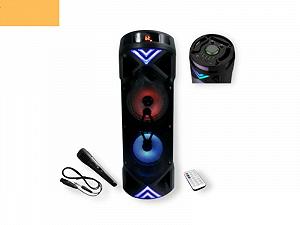 Портативний колона бумбокс XPRO ZQS6201 сумка 30Вт USB SD FM радіо Bluetooth 1 мікрофон ДУ (MER-15654) - Фото 1