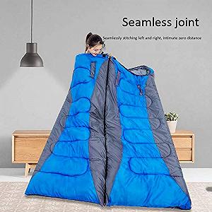 Спальний мішок yomoe Outdoor для дорослих дітей водовідштовхувальний синій synthetic.ua - Фото 1