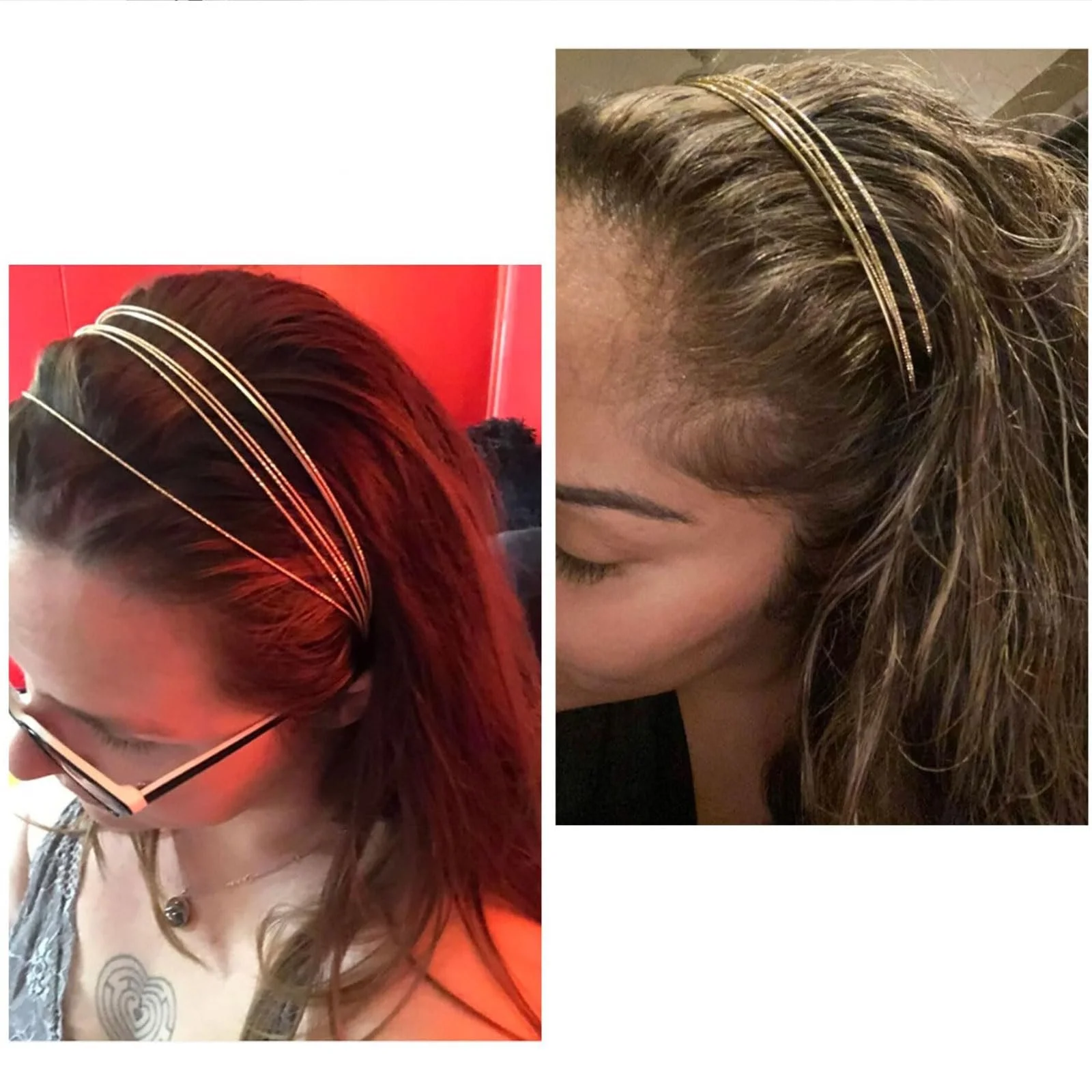 Набір з 2 жіночих обручів для волосся, фото №5