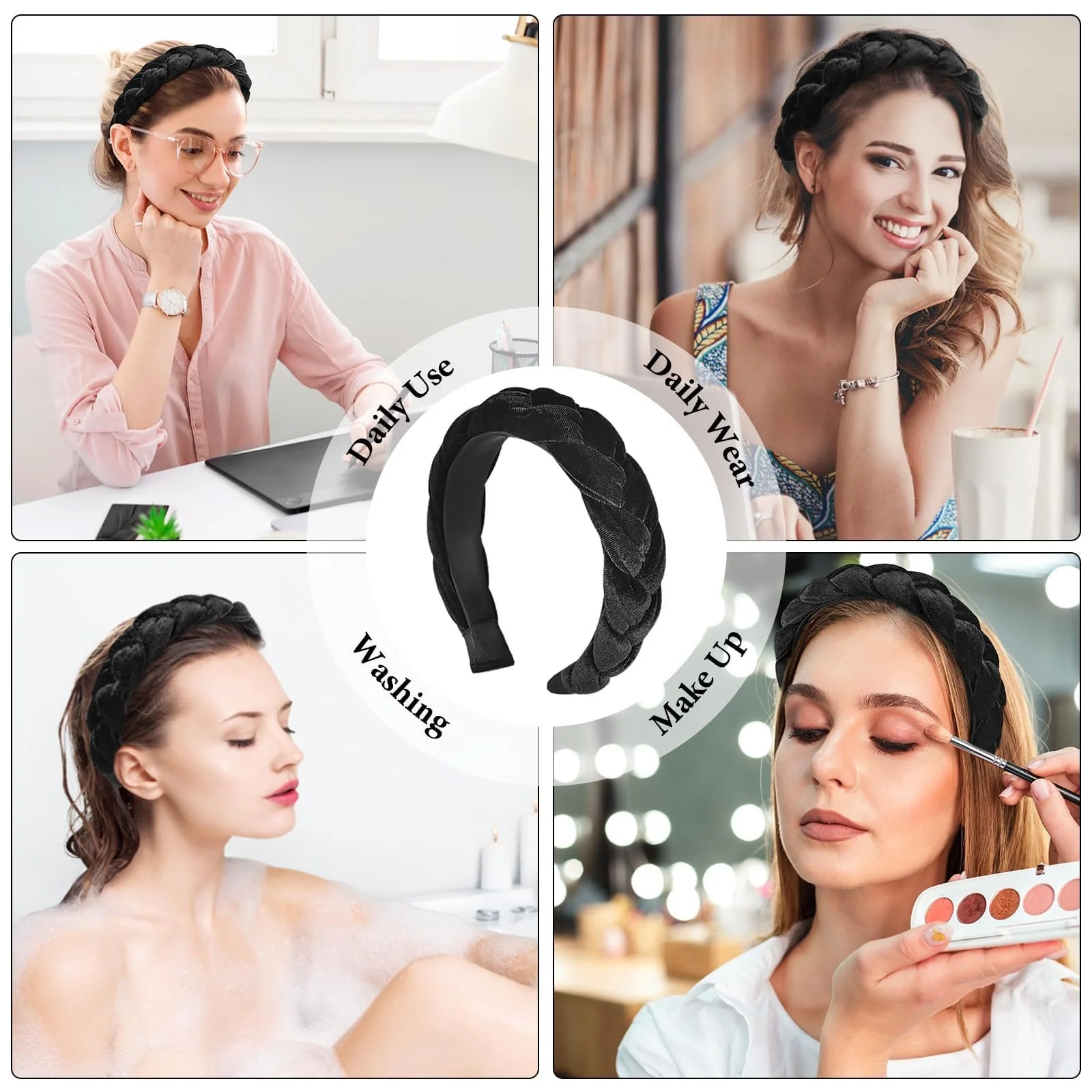 Обруч Оксамитовий Плетений, фото №4 Обруч Оксамитовий Плетений, фото №4