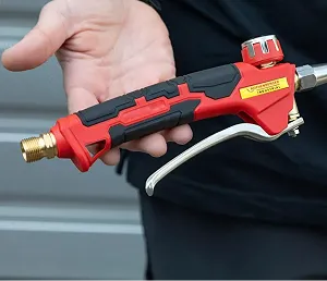 Промисловий 2-секційний нагрівальний пальник ROTHENBERGER Eco Piezo 2 Червоно-чорний synthetic.ua - Фото 1