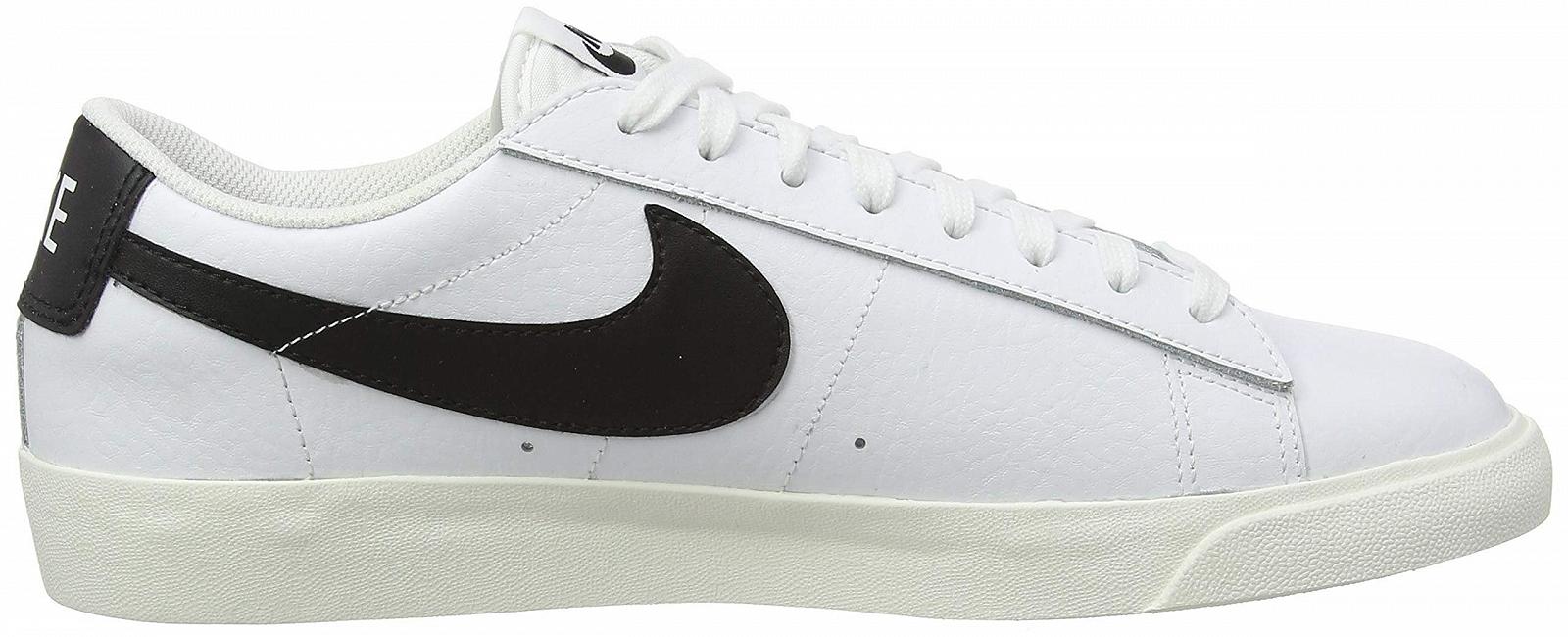 Кросівки Nike Blazer Low Leather Білі/Чорні чоловічі, фото №6