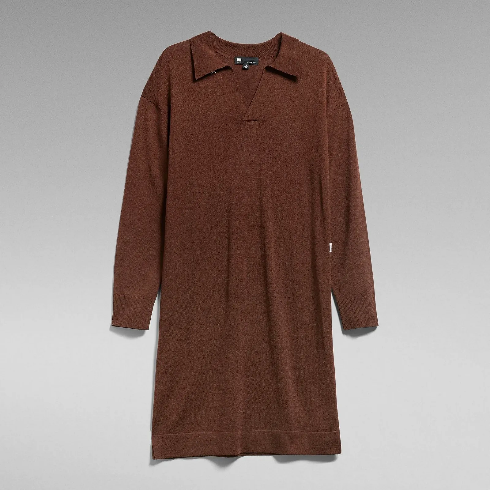 Женское платье G-Star Polo Dress Knit Washable Merino - S, фото №4