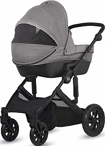 Универсальная коляска Kinderkraft Prime Lite 3-в-1 Серая - Фото 1