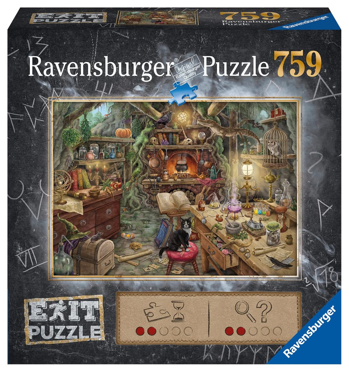 Пазл-квест Ravensburger EXIT Puzzle 19952 Hexenküche 759 деталей, фото №1