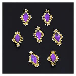 3D Украшение для ногтей yaoqijie, сплав, стразы, сердце, ромб, кристаллы, бриллианты, каменные украшения, аксессуары для ногтей, стойкий цвет: Белый, 100 шт synthetic.ua - Фото 1