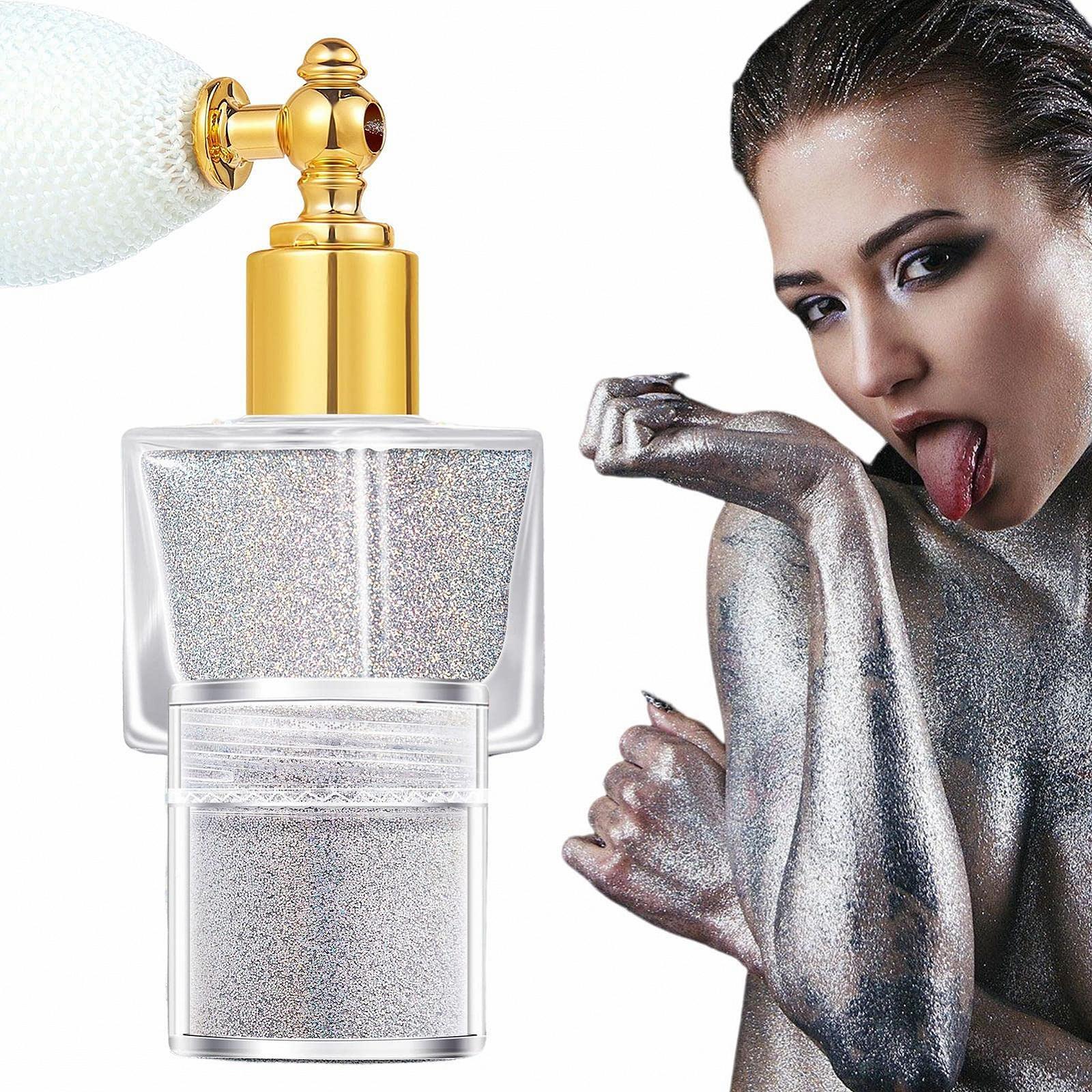 Спрей Povanjer Glitter Shimmering Face для лица и тела, фото №1