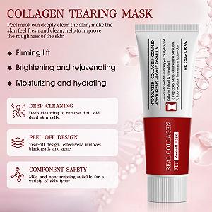 Нічна маска Allony Collagen, нічна маска-плівка для обличчя з колагеном synthetic.ua - Фото 1