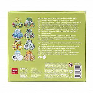 Пазл APLI Kids 18821 Puzzle Trio Animals and His Habitat 24 детали 9 см synthetic.ua - Фото 1