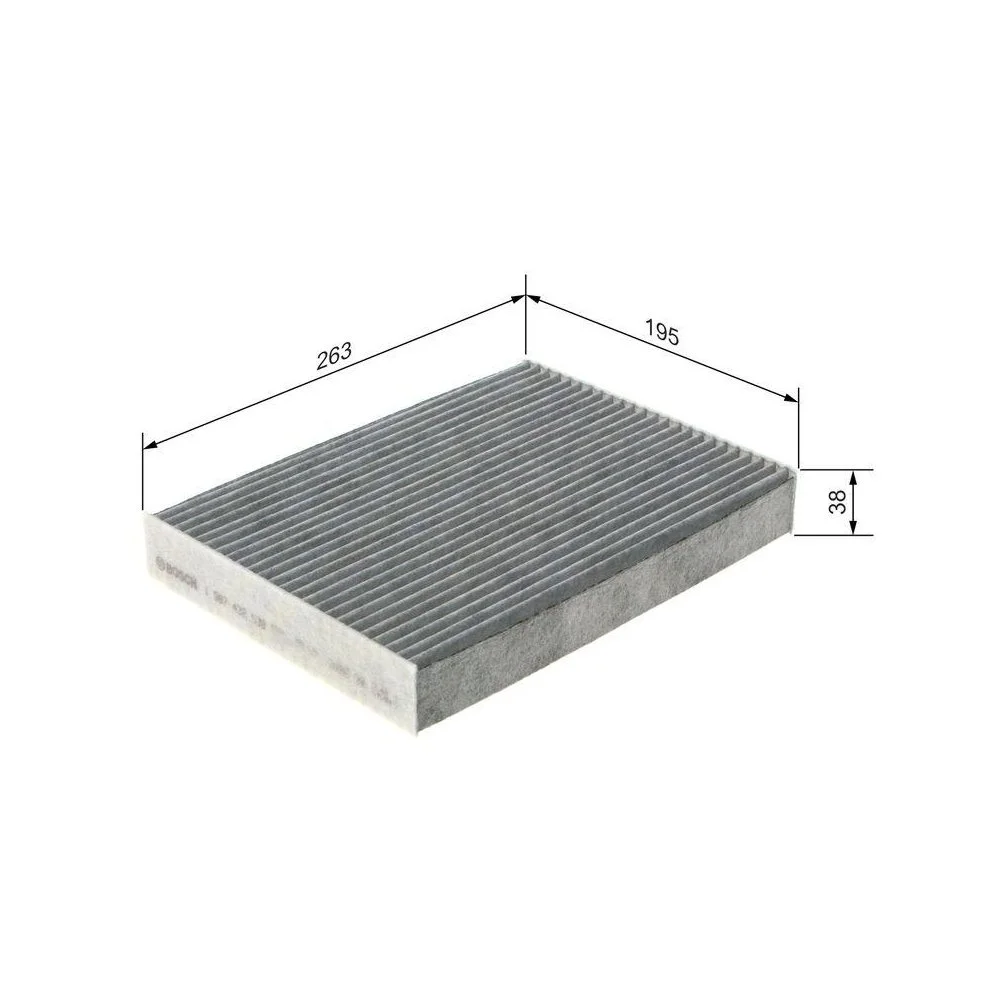 Фильтр салона BOSCH 1 987 432 538 для ALFA ROMEO FIAT GMC LANCIA NISSAN, фото №1