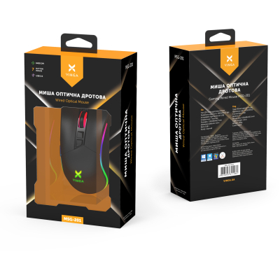 Мышка Vinga MSG-201 Black, фото №2