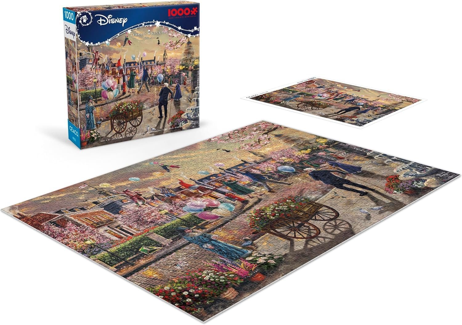 Пазл Ceaco Disney Thomas Kinkade Mary Poppins Returns 1000 деталей, фото №6 Пазл Ceaco Disney Thomas Kinkade Mary Poppins Returns 1000 деталей, фото №6