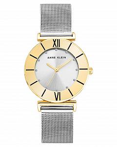 Женские часы Anne Klein с блестящим сетчатым браслетом - Фото 1