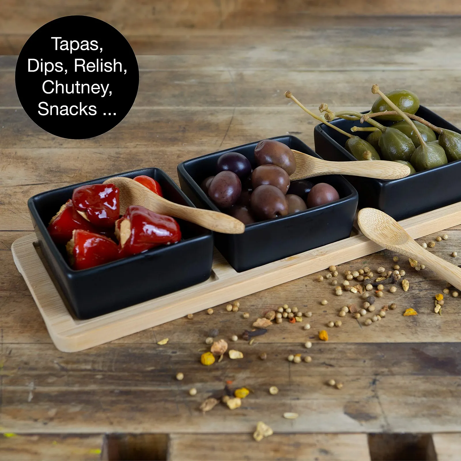 Миска для соуса Moritz & Moritz Curry 3 шт, фото №3 Миска для соуса Moritz & Moritz Curry 3 шт, фото №3