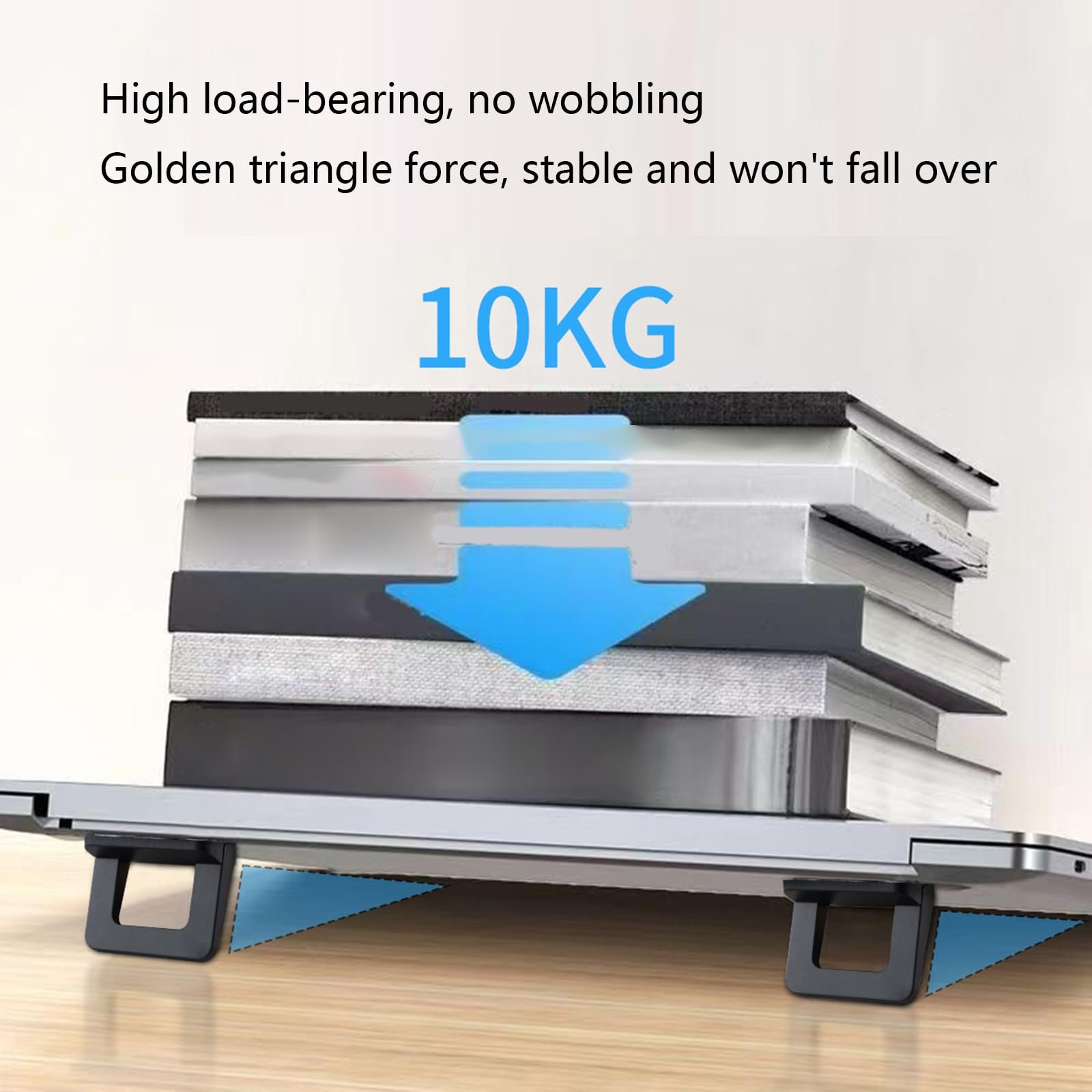 Подставка для ноутбука регулируемая, складная, портативная - 2 шт., фото №6