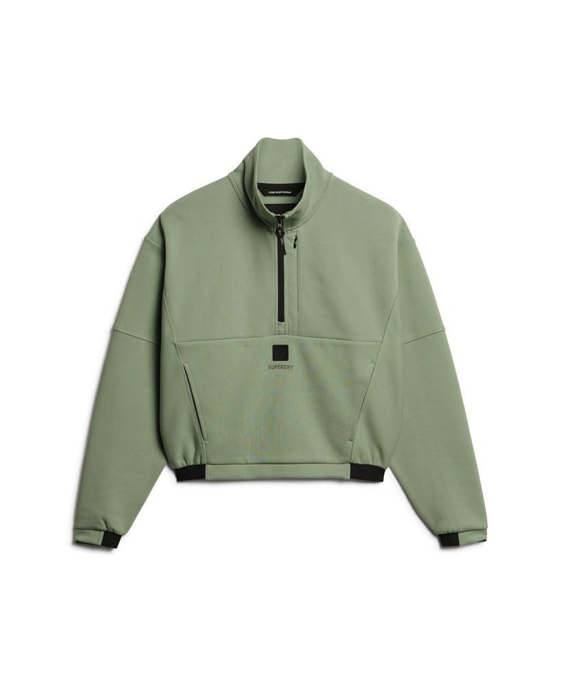 Женская Толстовка Superdry Code Tech Half Zip Boxy Sweat, фото №5