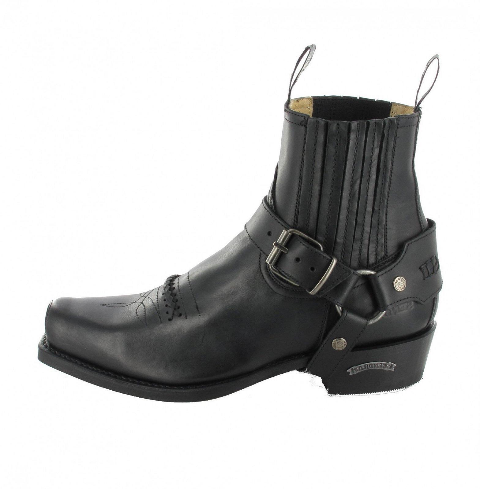 Ботинки Sendra Boots Biker Унисекс 6445 Кожаные, фото №5