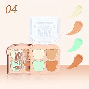 Палетка консилерів Bear Bread Correcting 4 кольори synthetic.ua - Фото 1