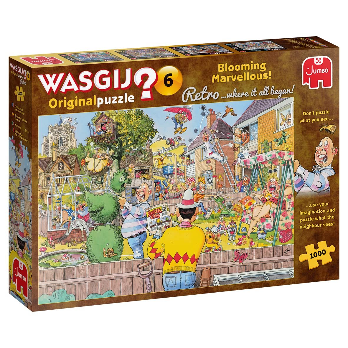 Пазл Jumbo Spiele Wasgij Retro Original 6 Blooming Splendour! 1000 деталей для дорослих, фото №1 Пазл Jumbo Spiele Wasgij Retro Original 6 Blooming Splendour! 1000 деталей для дорослих, фото №1