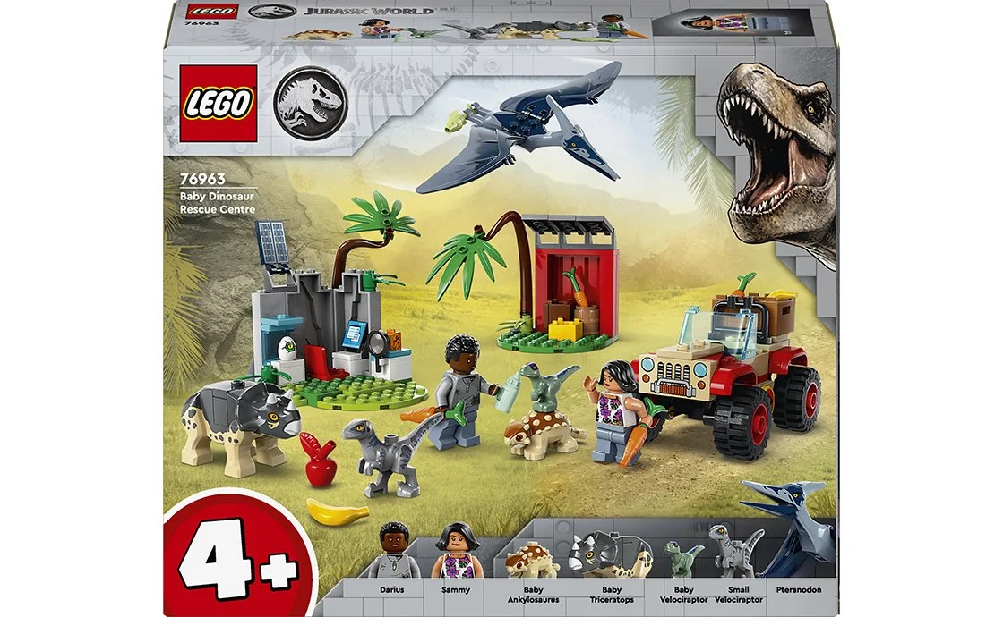 Конструктор Лего LEGO Jurassic World Центр порятунку малюків динозаврів (76963), фото №1 Конструктор Лего LEGO Jurassic World Центр порятунку малюків динозаврів (76963), фото №1