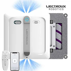 Робот для миття вікон Liectroux S9 / 6 авто-розпилювачів / 2 ролика / Управління зі смартфона - Фото 1