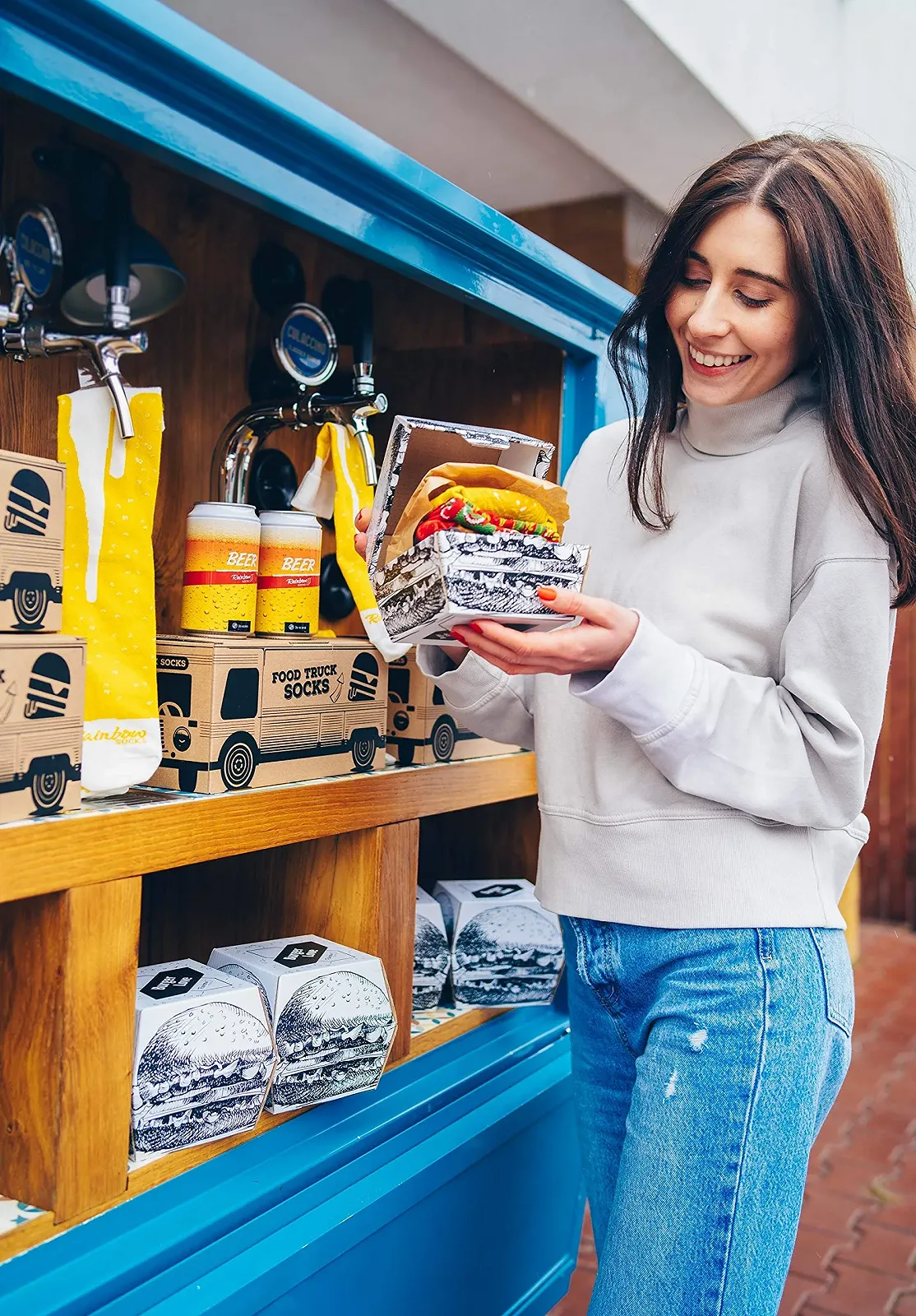 Носки Rainbow Socks Food Truck Box - 3 пары, фото №5