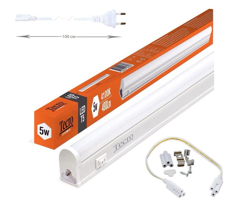 Светильник LED Tecro TL-T5-5W-4.1K 5W 4100K, фото №2