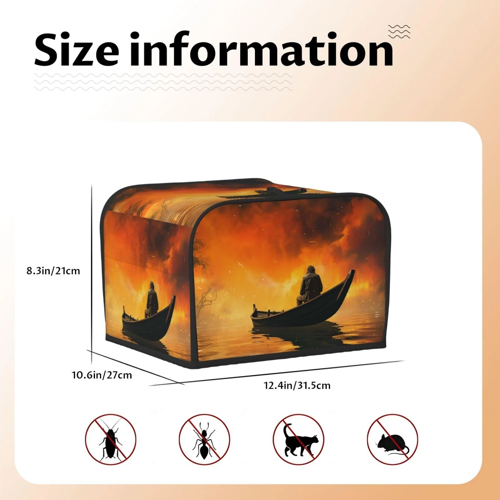 Чохол для тостера на 4 скибочки Mann und Boot, фото №2 Чохол для тостера на 4 скибочки Mann und Boot, фото №2