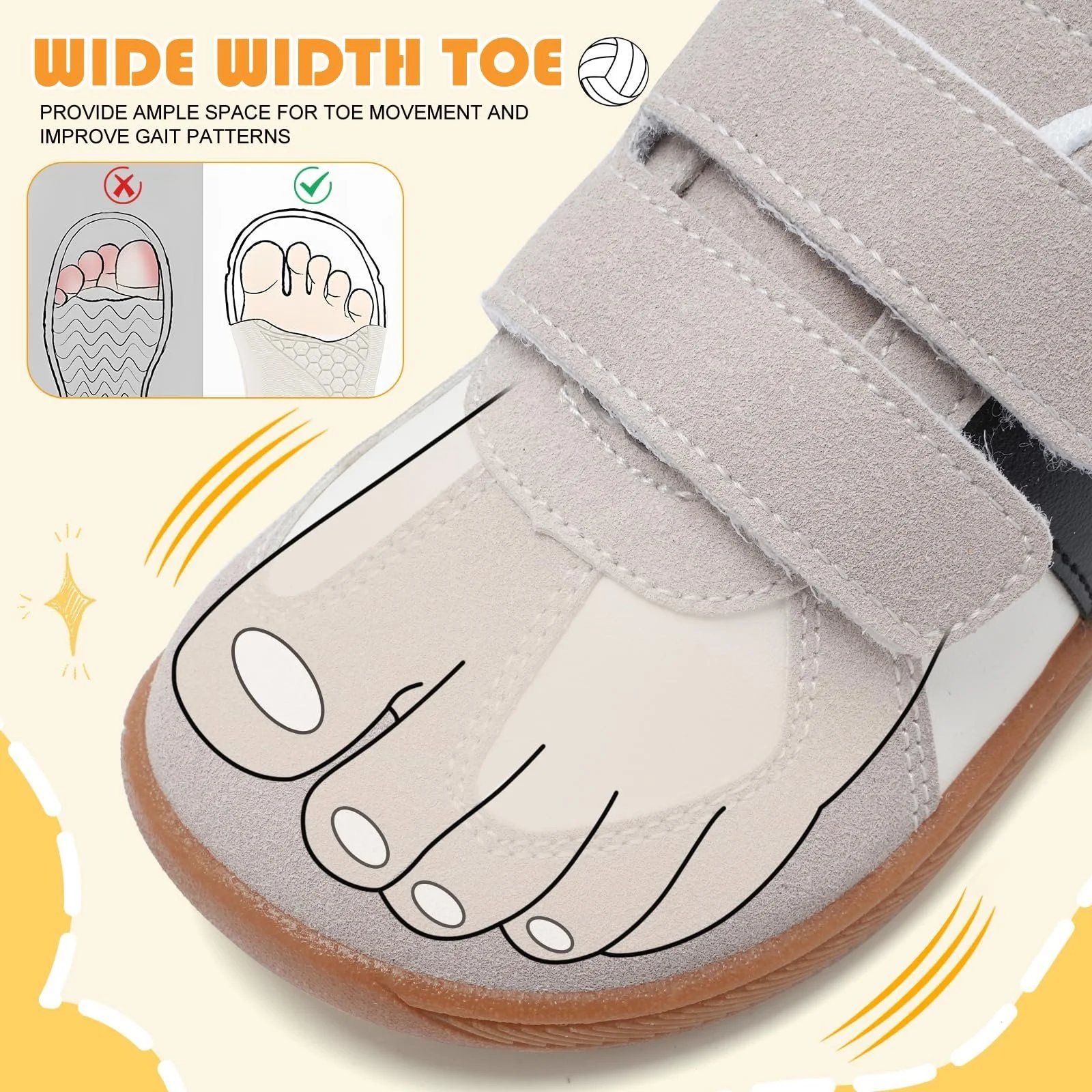 Дитячі Кросівки для хлопчиків Huas Shoes, широкі, зручні, легкі нековзкі, фото №2