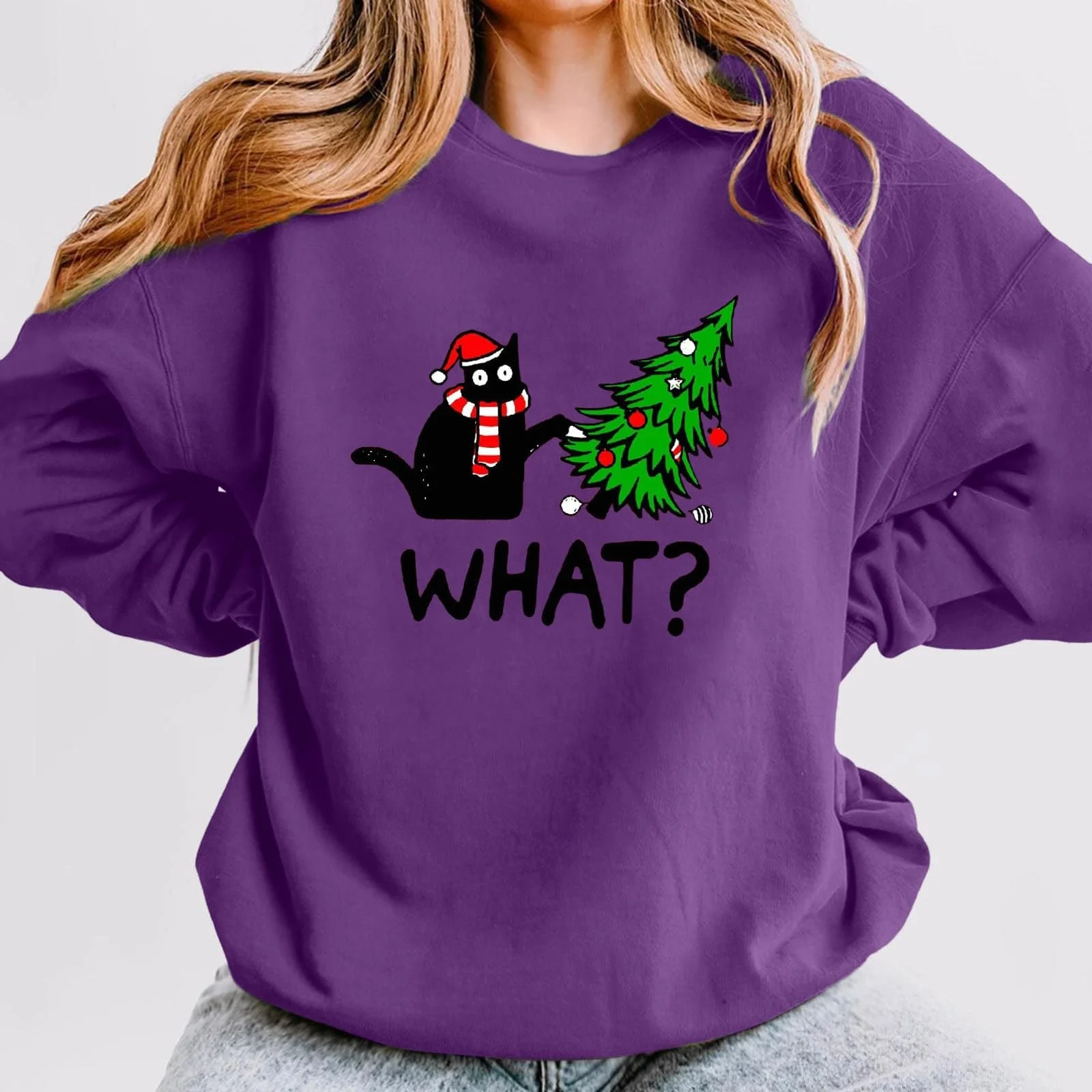 Женский Рождественский Свитер Briskorry С Рождественским Принтом, фото №4