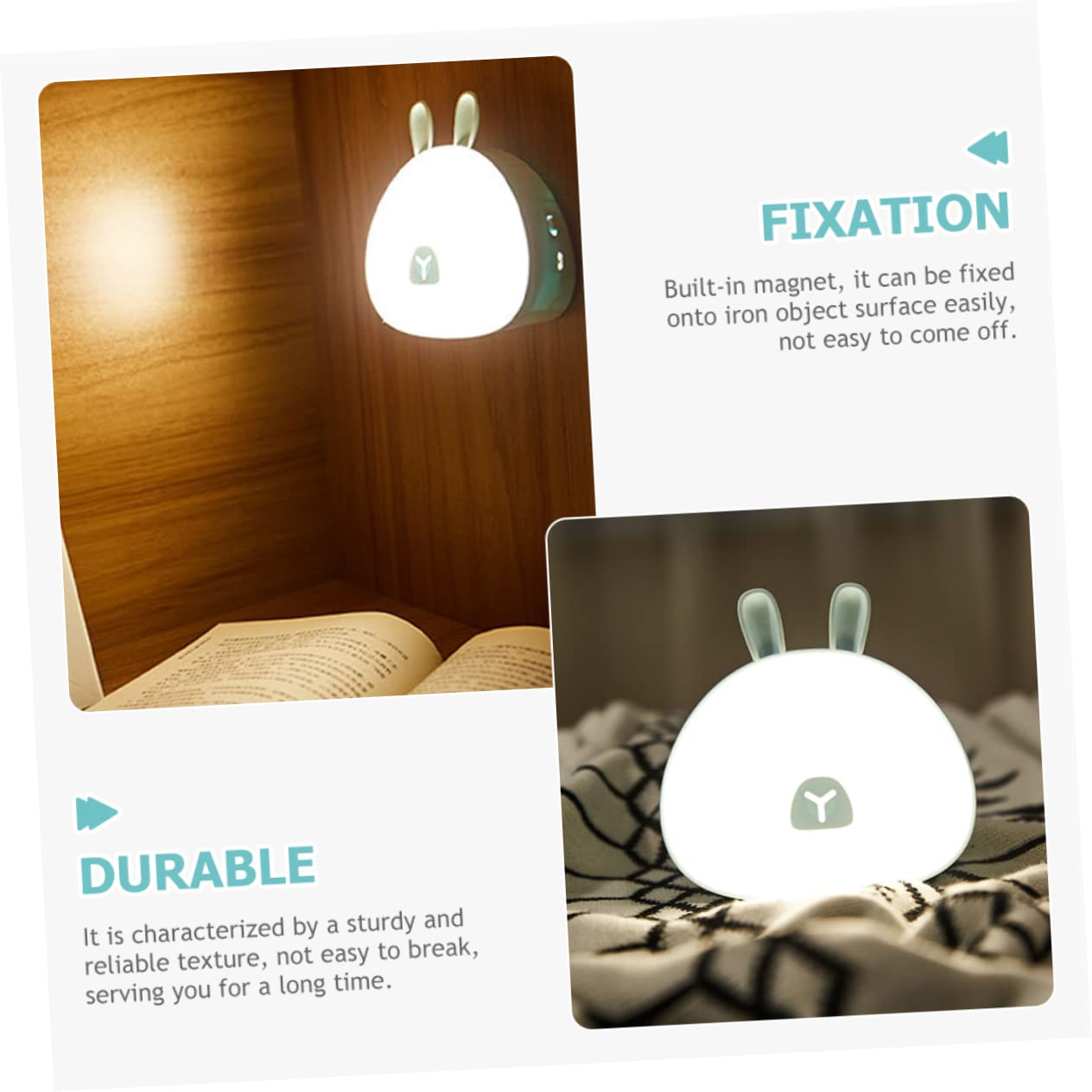 Лампа UKCOCO LED настільна дитяча переносна маленька нічна нічник світильник настінний лампа декор лампа подарунки для дитячої кімнати Декор кабінет Тоддлер S, фото №6