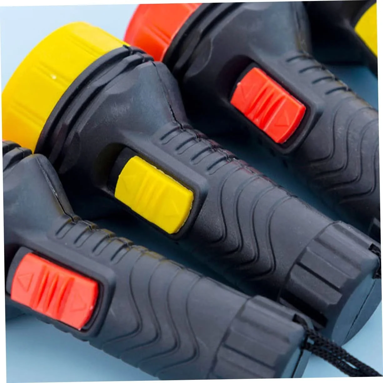 Ліхтарики кишенькові HOMSFOU, 6 шт, пластикові, маленькі зі шнурками, фото №3