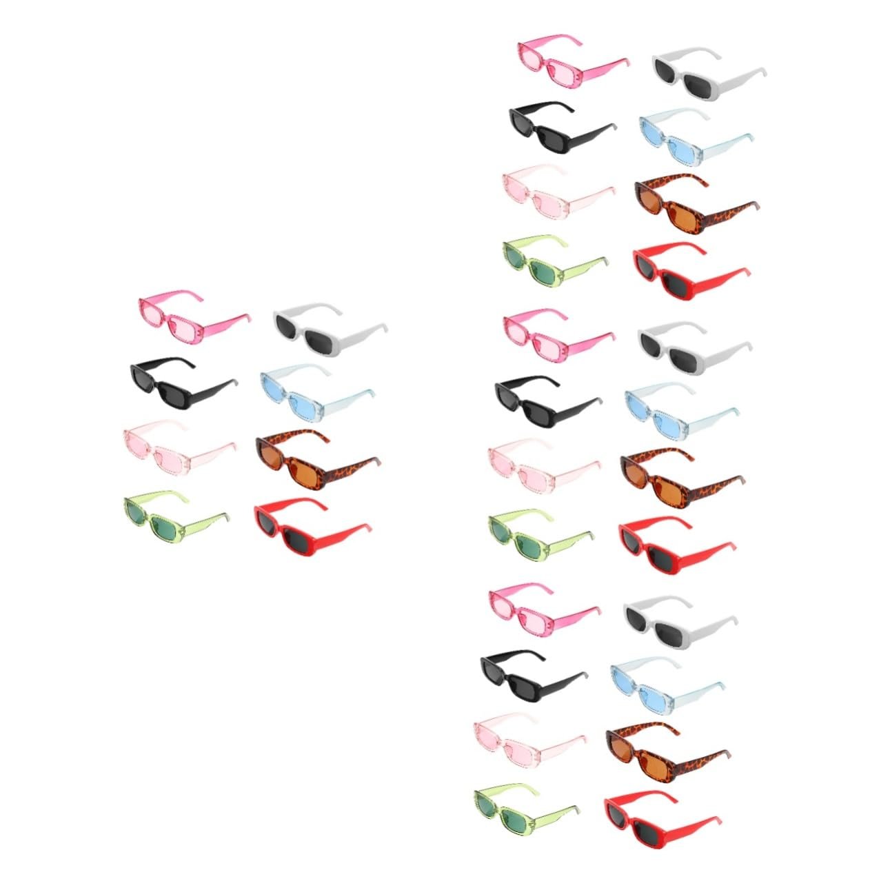 Набір сонцезахисних окулярів квадратних PACKOVE 4 шт, фото №1