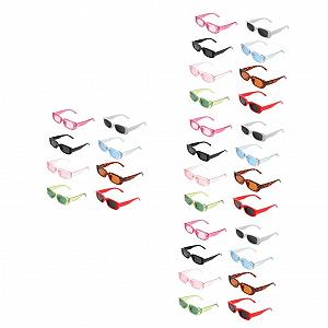 Набір сонцезахисних окулярів квадратних PACKOVE 4 шт - Фото 1