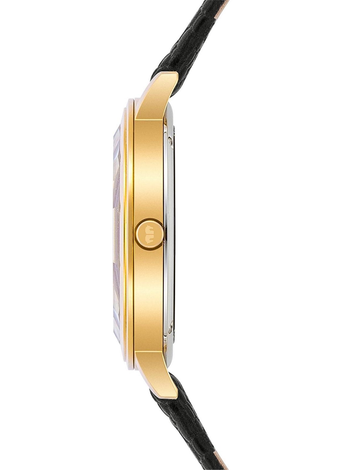 Женские часы Rhodenwald & Söhne 10010423 Аналоговые Японский кварцевый механизм Ремешок из натуральной кожи Черный, золотой, Без мотива, фото №2