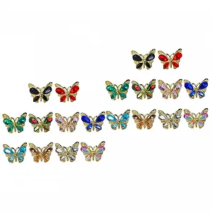 Підвіски для нігтів Healvian Набір. Метелик 3D - Фото 1
