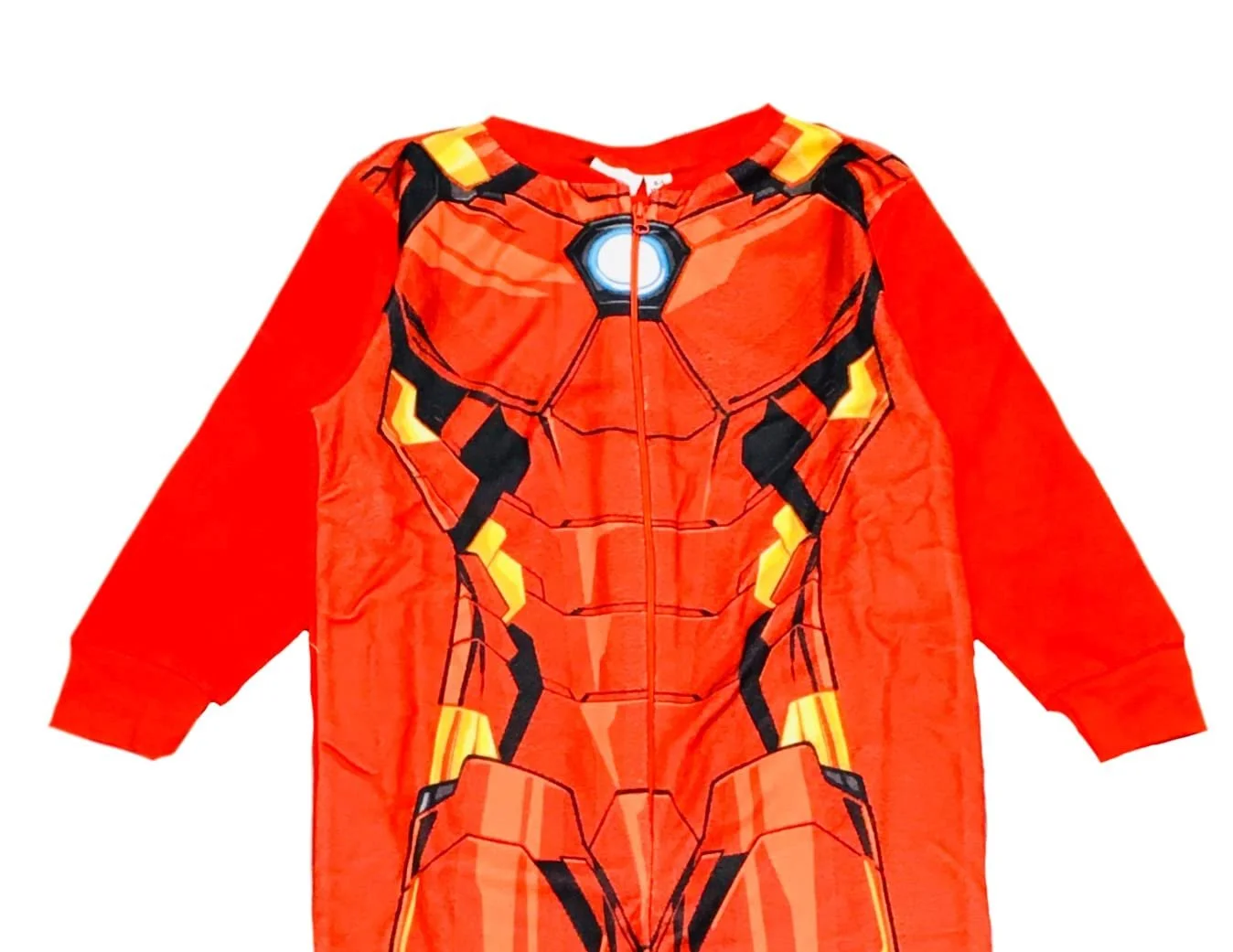 Дитяча піжама-комбінезон Marvel Iron Man, флісова, червона, для хлопчиків, фото №3