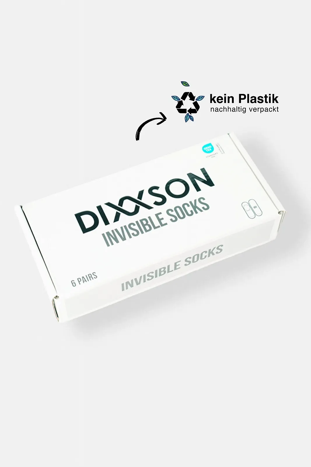 Комплект з 6 пар невидимих шкарпеток з органічної бавовни, розмір 35-46, фото №7