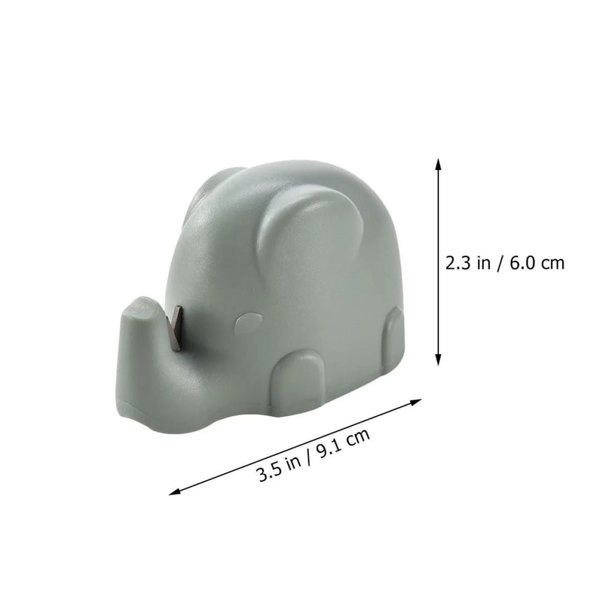 Точилка для ножів Zerodeko Elephant 3 шт. Зелена та синя, фото №7